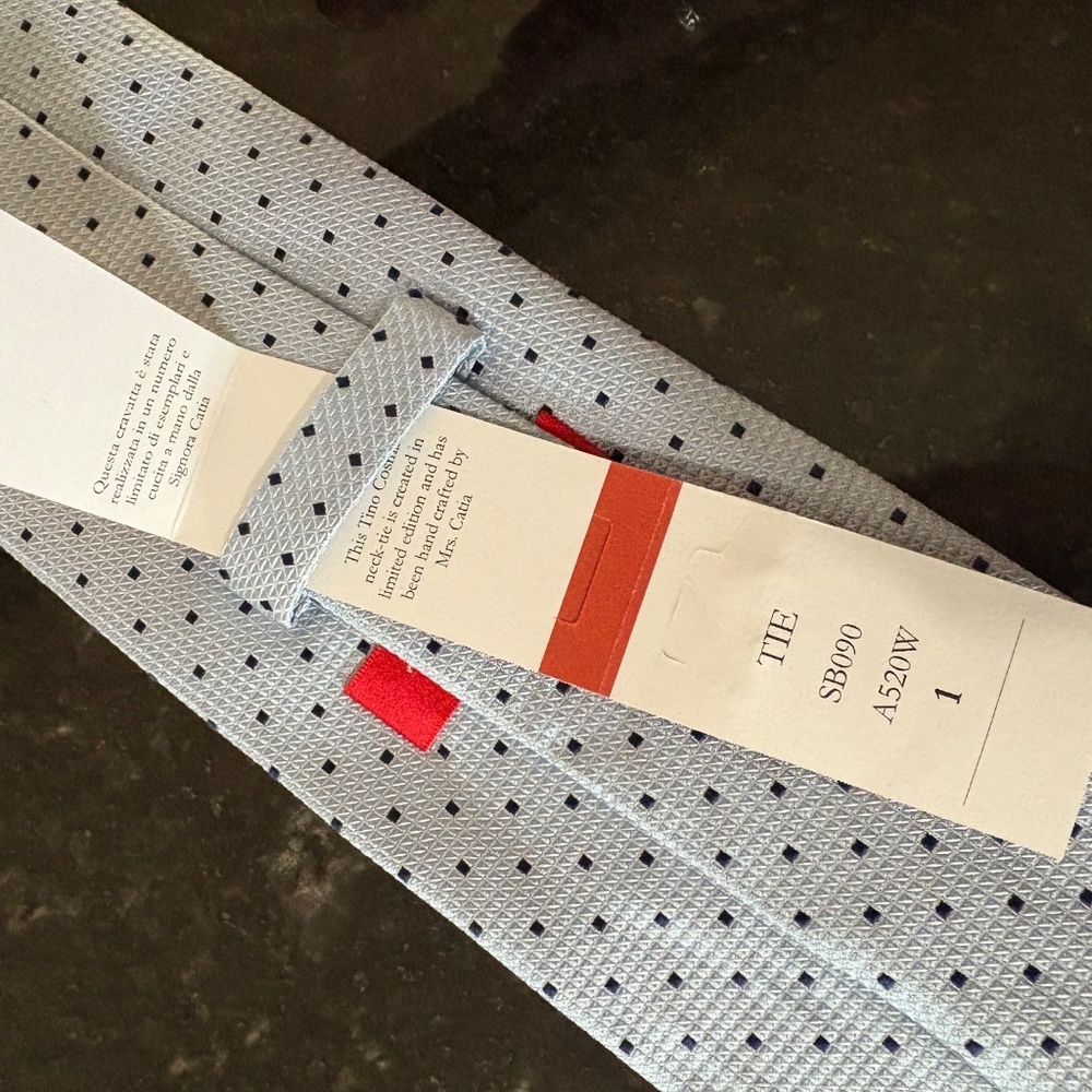 NWT 🇮🇹 designer Tino Cosma Designer Silk Tie - Picture 8 of 13